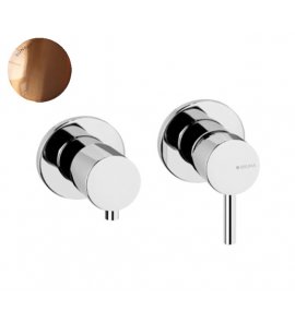 Bruma Lusitano Bateria natryskowa jednouchwytowa podtynkowa, z 2 wyjściami Sunset 1071621SS