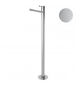 Bruma Lusitano Bateria umywalkowa Wolnostojąca z korkiem Click-Clack Pure white 1077911PW