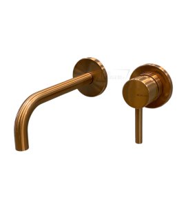 Bruma Lusitano Bateria umywalkowa 2-otworowa Podtynkowa 230 mm Sunset 1078401SS