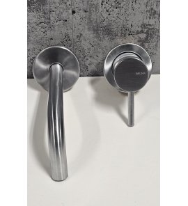 Bruma Lusitano Bateria umywalkowa 2-otworowa Podtynkowa 170 mm Satinox 1078501ST