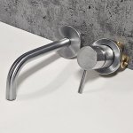 Bruma Lusitano Bateria umywalkowa 2-otworowa Podtynkowa 170 mm Satinox 1078501ST