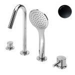 Bruma Lusitano Bateria wannowa na brzeg wanny Night sky 1073301NS