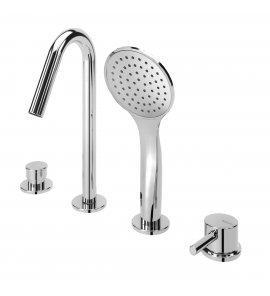 Bruma Lusitano Bateria wannowa na brzeg wanny Chrom 1073301CR