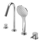 Bruma Lusitano Bateria wannowa na brzeg wanny Chrom 1073301CR