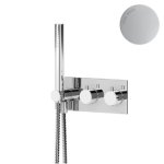 Bruma Lusitano Bateria wannowo-natryskowa termostatyczna Podtynkowa Pure white 1384401PW