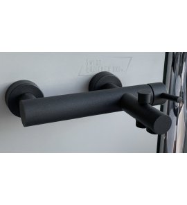   Bruma Lusitano Bateria wannowo-natryskowa Naścienna bez węża i słuchawki Graphite 1070301GT WIETRZENIE MAGAZYNÓW!!