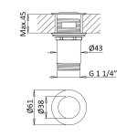---Bruma Lusitano Korek automatyczny night sky 1610017NS