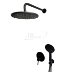    Bruma Lusitano Zestaw natryskowy Ø 250 mm Podtynkowy z ramieniem ściennym i słuchawką Night sky 1077608NS 