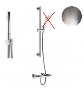 Bruma Lusitano Zestaw prysznicowy z uchwytem do słuchawki prysznicowej i słuchawką Morning Mist 1073102MM