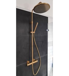 Bruma Lusitano Zestaw prysznicowy z deszczownicą Ø 250 i słuchawką prysznicową Sunrise 1072821SR/2