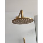    Bruma Lusitano Zestaw prysznicowy podtynkowy z deszczownicą Ø25 z ramieniem ściennym i zestawem słuchawkowym Emotion Sunrise 1075702SR/2