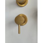    Bruma Lusitano Zestaw prysznicowy podtynkowy z deszczownicą Ø25 z ramieniem ściennym i zestawem słuchawkowym Emotion Sunrise 1075702SR/2