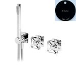 Bruma Navy Bateria natryskowa podtynkowa z zestawem natryskowym Night Sky 1901421NS