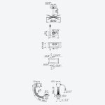 Bruma Navy Bateria termostatyczna wannowo-natryskowa podtynkowa z deszczownicą sufitową Ø 250 mm z zestawem natryskowym i napełnianiem przez przelew Chrom 1905121CR