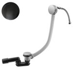 Bruma Odpływ wannowy klik-klak z napełnianiem przez przelew i syfonem Gunmetal PVD 1610006GM