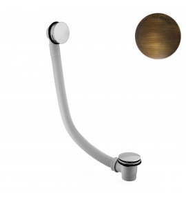 Bruma Odpływ wannowy z systemem przelewowym Old Brass/Vieux Laiton 1610010LE