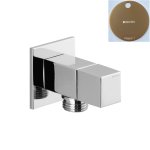 Bruma Przyłącze kątowe węża z zaworem 1/2" Sunset 1262002SS