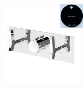 Bruma Royale Bateria termostatyczna natryskowa podtynkowa 4-drożna Night Sky 1926341NS