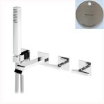 Bruma Royale Bateria wannowo-natryskowa podtynkowa z wylewką i słuchawką Morning Mist 1921931MM