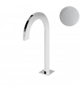 Bruma Royale Wylewka umywalkowa nablatowa Pure White 1569442PW