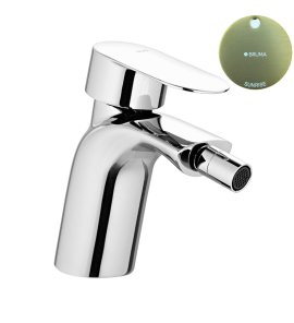 Bruma Spring Bateria bidetowa jednootworowa z korkiem Click-Clack Sunrise 1120210SR
