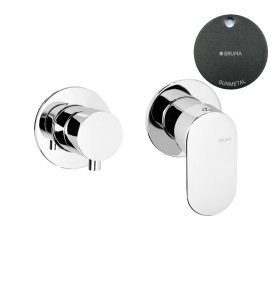 Bruma Spring Bateria natryskowy podtynkowa 2-drożna Gunmetal 1121620MG