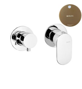 Bruma Spring Bateria natryskowy podtynkowa 2-drożna Sunset 1121620SS