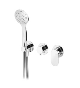 Bruma Spring Bateria natryskowy podtynkowa ze słuchawką Chrom 1122800CR