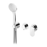 Bruma Spring Bateria natryskowy podtynkowa ze słuchawką Chrom 1122800CR