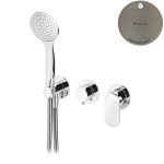 Bruma Spring Bateria natryskowy podtynkowa ze słuchawką Morning Mist 1122800MM