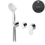 Bruma Spring Bateria natryskowy podtynkowa ze słuchawką 3-drożna Gunmetal 1122000MG