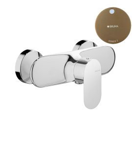 Bruma Spring Bateria prysznicowa ścienna Sunset 1120400SS