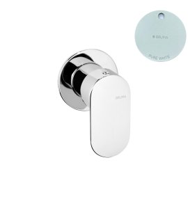Bruma Spring Bateria prysznicowa podtynkowa Pure White 1121200PW
