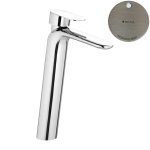 Bruma Spring Bateria umywalkowa jednootworowa z korkiem Click-Clack Morning Mist 1122110MM