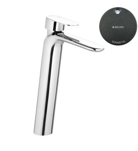 Bruma Spring Bateria umywalkowa jednootworowa bez korka Gunmetal 1122100MG