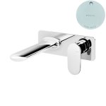 Bruma Spring Bateria umywalkowa podtynkowa z korkiem Click-Clack Pure White 1122310PW