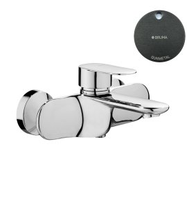 Bruma Spring Bateria wannowo-natryskowa ścienna Gunmetal 1120300MG