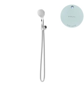Bruma Spring Zestaw natryskowy podtynkowy ze słuchawką prysznicową Pure White 1455934PW