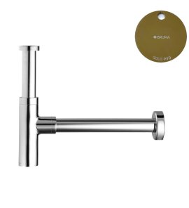 Bruma Syfon umywalkowy Gold PVD 1370001PO