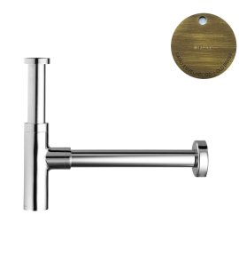 Bruma Syfon umywalkowy Old Brass / Vieux Laiton 1370001LE