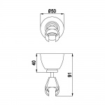       Bruma Uchwyt na Słuchawkę night sky 14558037NS W MAGAZYNIE !!!