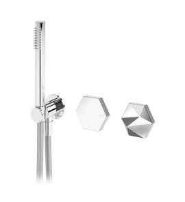 Bruma Utopia Bateria natryskowa podtynkowa 2-drożna Chrom 1831420CR