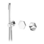 Bruma Utopia Bateria natryskowa podtynkowa 3-drożna Chrom 1831430CR