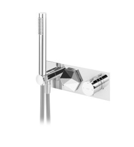 Bruma Utopia Bateria natryskowa podtynkowa 2-drożna Chrom 1832021CR