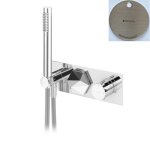 Bruma Utopia Bateria natryskowa podtynkowa 2-drożna Morning Mist 1832021MM