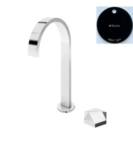 Bruma Utopia Bateria umywalkowa 2-otworowa z korkiem Click-Clack Night sky 1833911NS