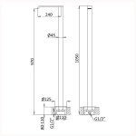 Bruma Utopia Wylewka umywalkowa wolnostojąca Sunset 1456504SS