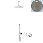 Bruma Utopia Zestaw natryskowy podtynkowy z deszczownicą Ø 250 mm sufitową i słuchawką Morning Mist 1837520MM