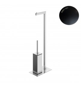 Bruma Wieszak stojący na ręczniki z uchwytami na rolki papieru i szczotką toaletową Night Sky 1510003NS