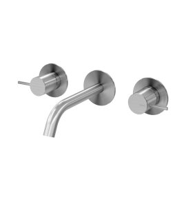 Bruma X-Alpha Bateria umywalkowa podtynkowa 150 mm Satin stainless steel 1860109IS